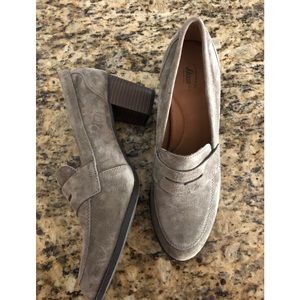 Never worn fabulous suede loafers